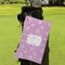 Lotus Flowers Microfiber Golf Towels - Small - LIFESTYLE