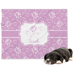 Lotus Flowers Dog Blanket - Regular (Personalized)
