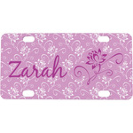 Lotus Flowers Mini/Bicycle License Plate (Personalized)