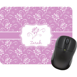 Lotus Flowers Rectangular Mouse Pad (Personalized)