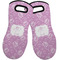 Lotus Flowers Neoprene Oven Mitts - Set of 2 w/ Name or Text