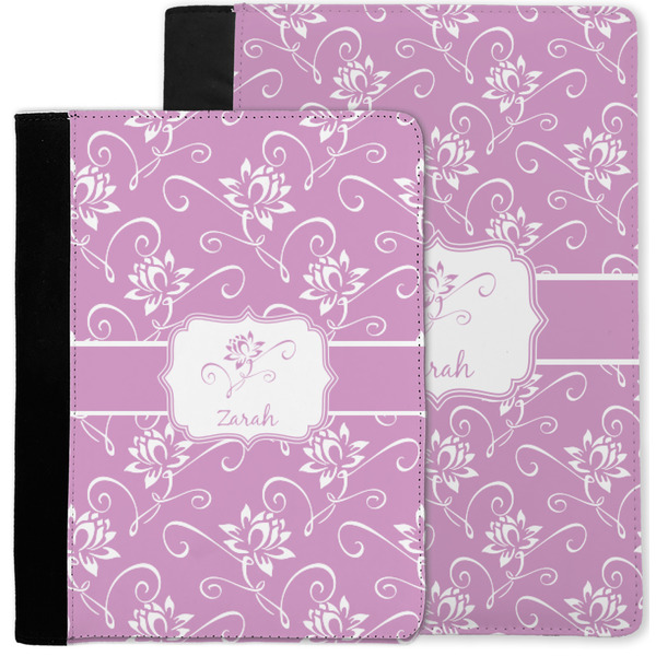 Lotus Flowers Notebook Padfolio - MAIN