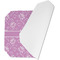 Lotus Flowers Octagon Placemat - Single front (folded)
