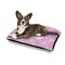 Lotus Flowers Outdoor Dog Beds - Medium - IN CONTEXT