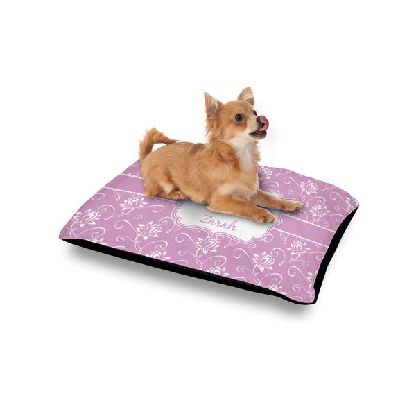 Lotus Flowers Outdoor Dog Beds - Small - IN CONTEXT