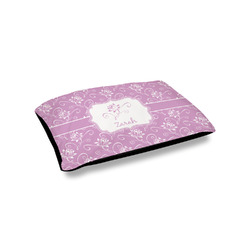Lotus Flowers Outdoor Dog Bed - Small (Personalized)
