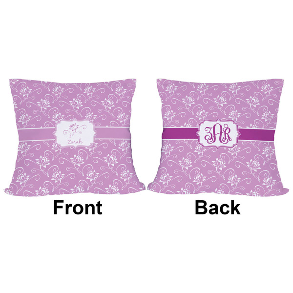 Lotus Flowers Outdoor Pillow - 16x16