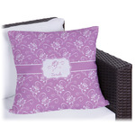 Lotus Flowers Outdoor Pillow - 20" (Personalized)