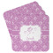 Lotus Flowers Paper Coasters w/ Name or Text