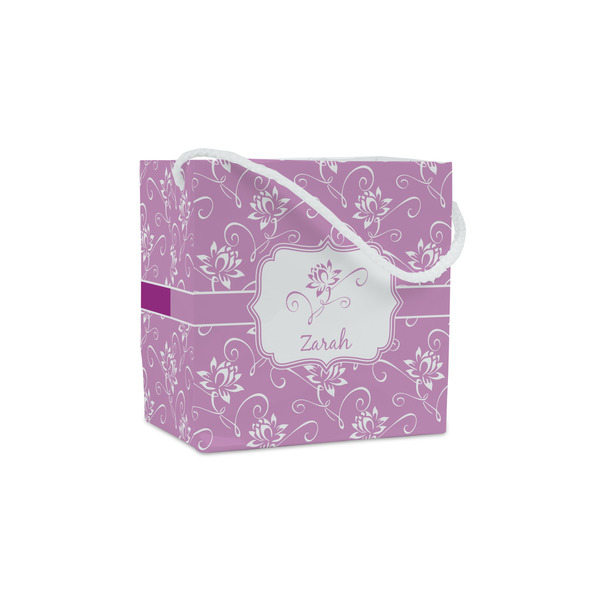 Custom Lotus Flowers Party Favor Gift Bags (Personalized)