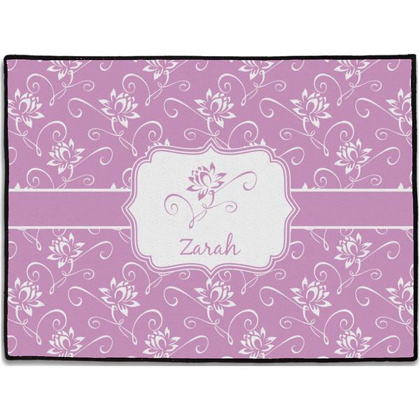 Custom Lotus Flowers Door Mat (Personalized)