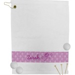 Lotus Flowers Golf Bag Towel (Personalized)