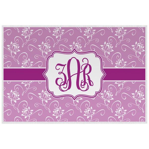 Lotus Flowers Personalized Placemat (Back)