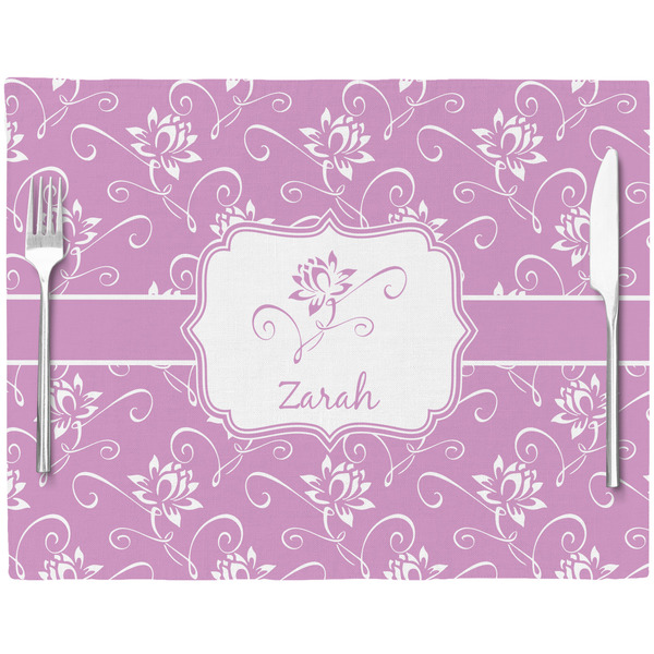 Lotus Flowers Placemat with Props
