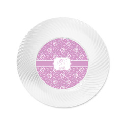 Lotus Flowers Plastic Party Appetizer & Dessert Plates - 6" (Personalized)