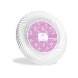 Lotus Flowers Plastic Party Appetizer & Dessert Plates - 6" (Personalized)