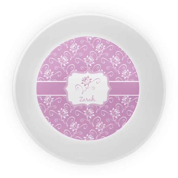 Lotus Flowers Melamine Bowl - Center