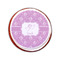 Lotus Flowers Printed Icing Circle - Small - On Cookie