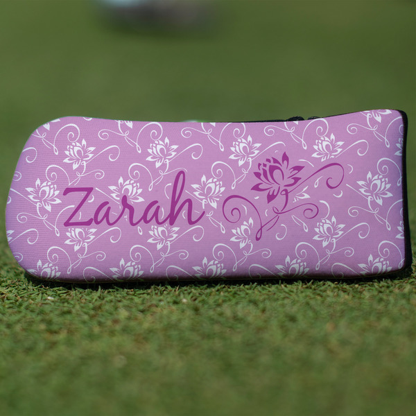 Custom Lotus Flowers Blade Putter Cover (Personalized)