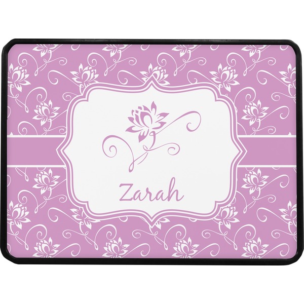 Lotus Flowers Rectangular Car Hitch Cover w/ FRP Insert (Select Size)