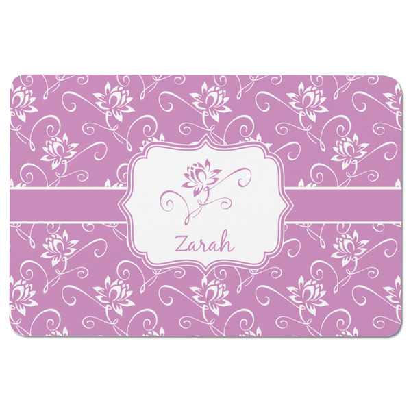 Lotus Flowers Rectangular Fridge Magnet - FRONT