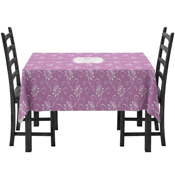 Custom Lotus Flowers Tablecloth (Personalized)