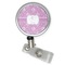 Lotus Flowers Retractable Badge Reel (Personalized)