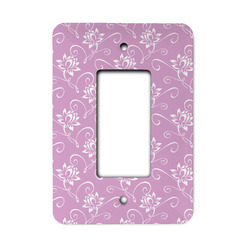 Lotus Flowers Rocker Style Light Switch Cover
