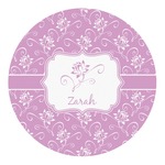 Lotus Flowers Round Decal (Personalized)