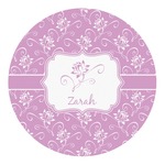 Lotus Flowers Round Decal - Small (Personalized)