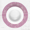 Lotus Flowers Round Linen Placemats - LIFESTYLE (single)