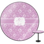 Lotus Flowers Round Table (Personalized)