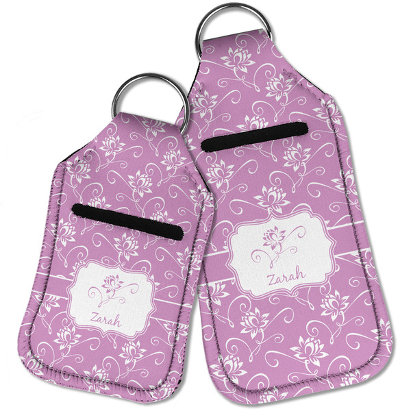 Lotus Flowers Sanitizer Holder Keychain - Parent Main