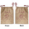 Lotus Flowers Santa Sack - Front & Back (Personalized)