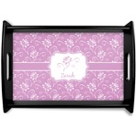 Lotus Flowers Wooden Tray (Personalized)