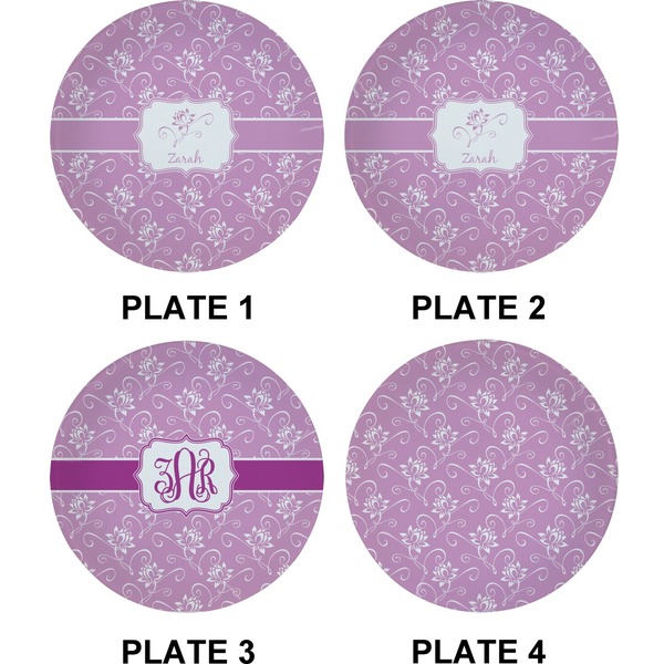 Lotus Flowers Set of Appetizer / Dessert Plates (Approval)