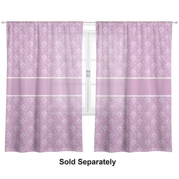 Lotus Flowers Sheer Curtains