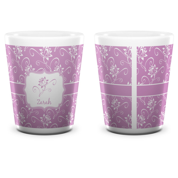 Lotus Flowers Shot Glass - White - APPROVAL