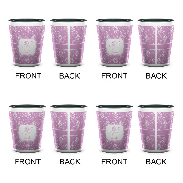 Lotus Flowers Shot Glassess - Two Tone - Set of 4 - APPROVAL