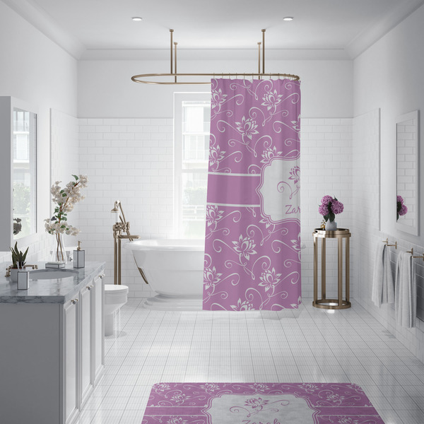 Lotus Flowers Shower Curtain - Custom Size