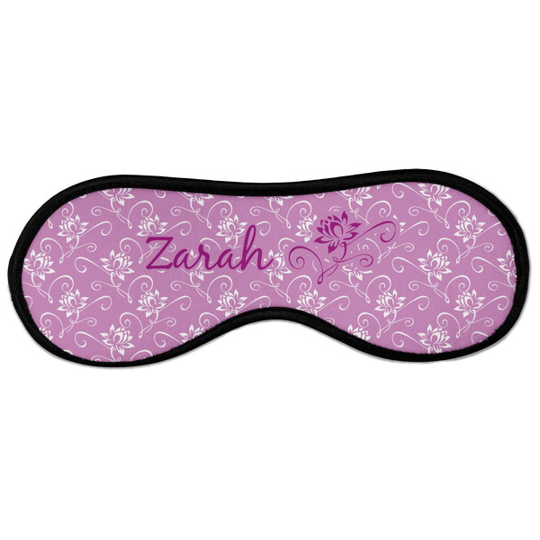 Custom Lotus Flowers Sleeping Eye Masks - Large (Personalized)