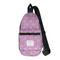 Lotus Flowers Sling Bag - Front View