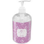 Lotus Flowers Acrylic Soap & Lotion Bottle (Personalized)