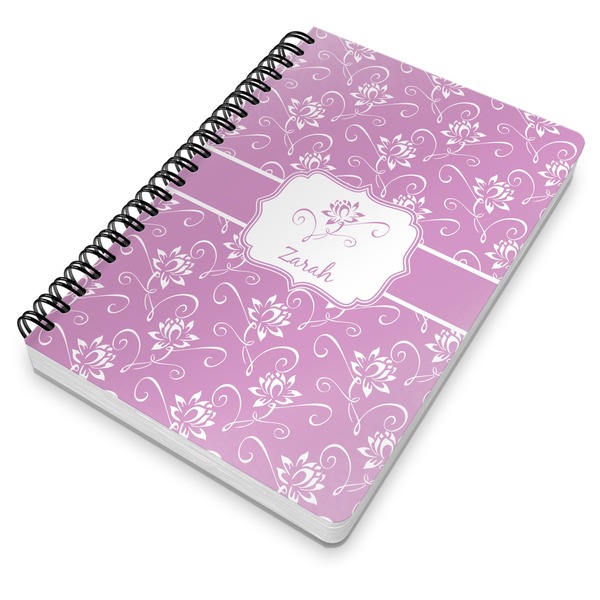 Lotus Flowers Spiral Journal 7 x 10 - Main