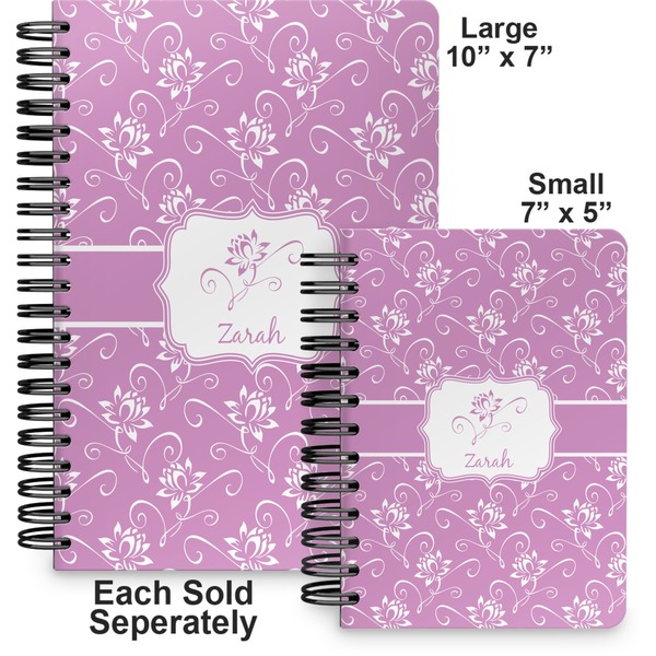 Lotus Flowers Spiral Journal - Comparison