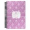 Lotus Flowers Spiral Journal Large - Front View