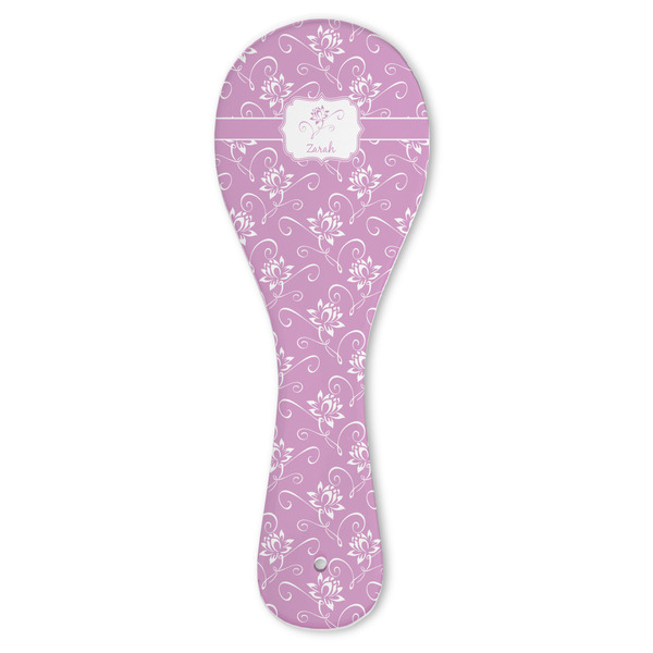 Custom Lotus Flowers Ceramic Spoon Rest (Personalized)