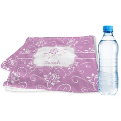 Lotus Flowers Sports & Fitness Towel (Personalized)