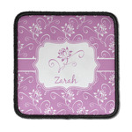 Lotus Flowers Iron On Square Patch w/ Name or Text