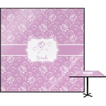 Lotus Flowers Square Table Top - 24" (Personalized)